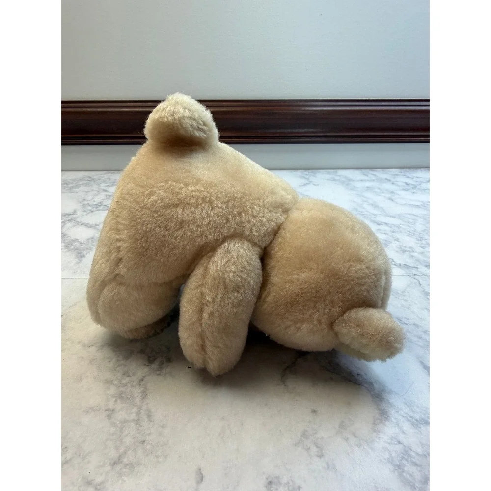 Vintage Honey Beige Plush Teddy Bear Soft Stuffed Animal Toy 7 Inch Small